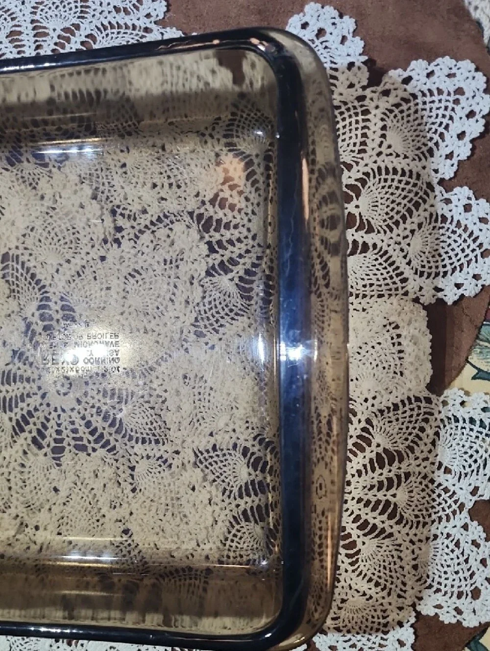 Vintage PYREX Amber Glass 10